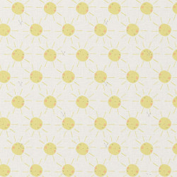 Coated  Cotton SOLEIL Ecru / Yellow